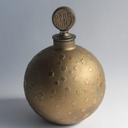 R. LALIQUE Flacon géant Worth Dans la nuit Boule Majestic dorée