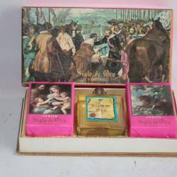 Boite Eau de Cologne + Savons parfumés Siglo de Oro Espagne