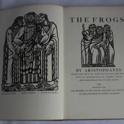 Livre The Frogs by Aristophanes 1937 Bois gravés John Austen