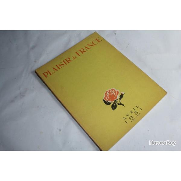 Revue Plaisir de France Numro Avril 1951