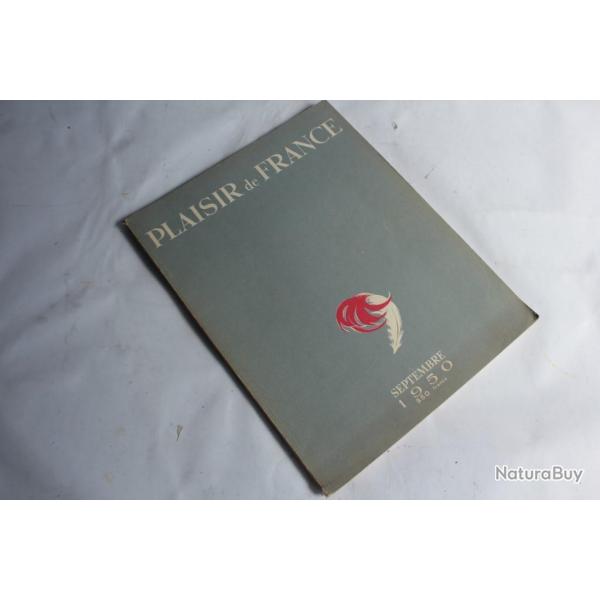 Revue Plaisir de France Numro Septembre 1950