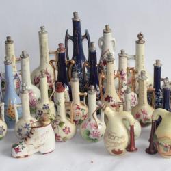 Collection 29 Flacons à parfum porcelaine