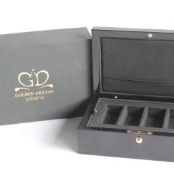 Écrin pour bijoux bois laqué Golden Dreams Geneva