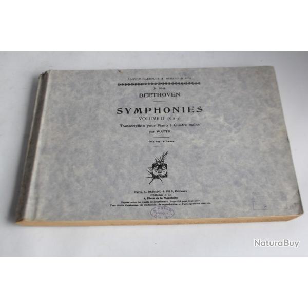 Partition musique piano Symphonies Vol II (6  9) n9344  Beethoven