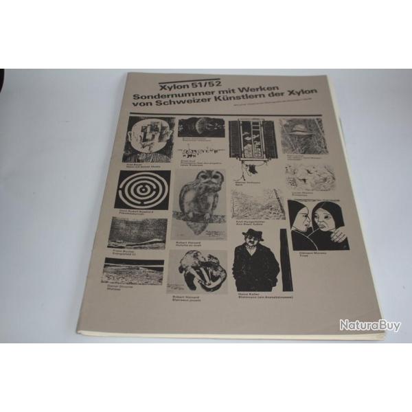 Portfolio sondernumer mit Werken Xylon 51/52 Gravures 1980