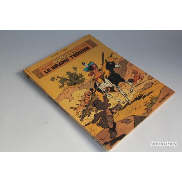 BD Yakari Le grand terrier T10 Derib et Job EO 1984