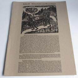 Portfolio Holzschnitte aus Moçambique Xylon 61 Gravures 1983