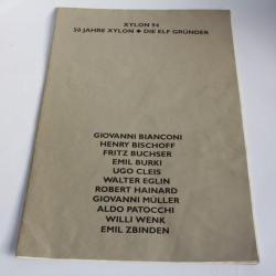 Portfolio 50 Jahre Die elf Grunder Xylon 94 Gravures 1996