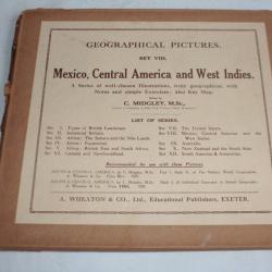 Geographical pictures Mexico Central America West Indies Set VIII