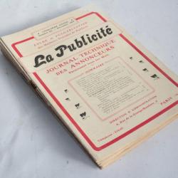 Journal technique des annonceurs La Publicité 1908 complet