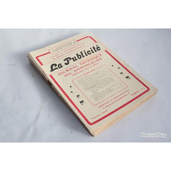 Journal technique des annonceurs La Publicit� 1908 complet