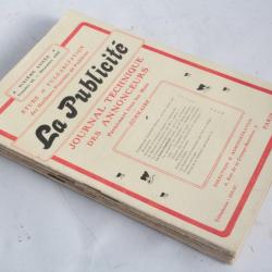 Journal technique des annonceurs La Publicité 1908 complet