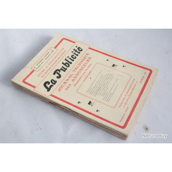 Journal technique des annonceurs La Publicit� 1908 complet