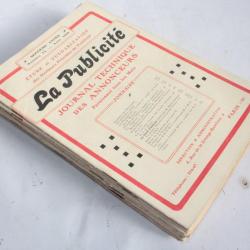 Journal technique des annonceurs La Publicité 1909 complet