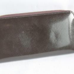 PATEK PHILIPPE Portefeuille cuir marron glacé