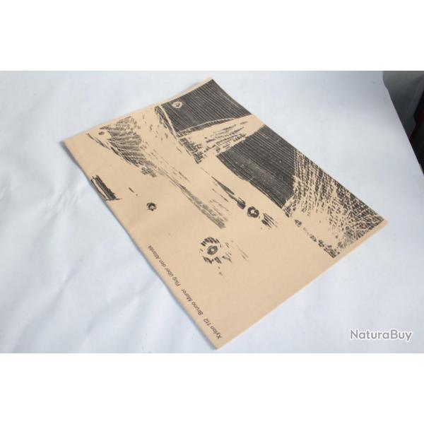 Portfolio Bruno Murer Flug �ber den Atlantik Xylon 112 Gravures 2000