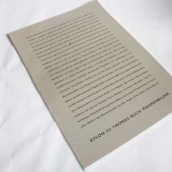 Portfolio Thomas Ruch Rahmanbilder Xylon 113 Gravures 2001