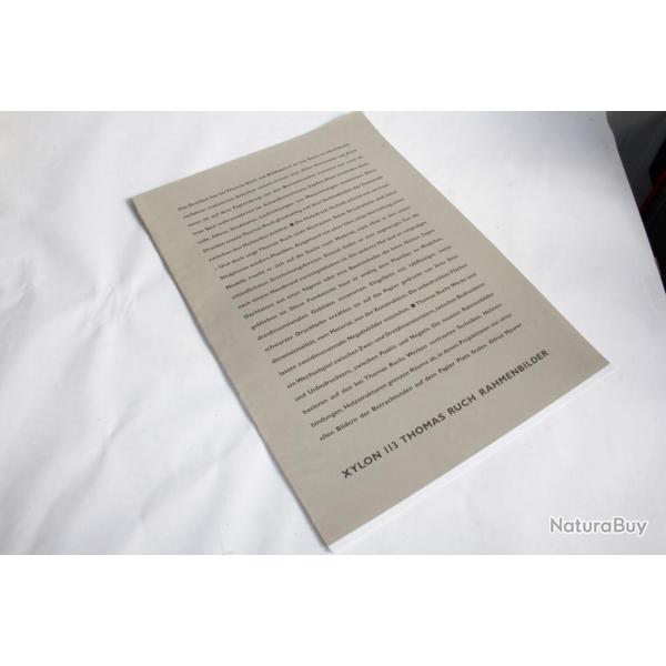 Portfolio Thomas Ruch Rahmanbilder Xylon 113 Gravures 2001