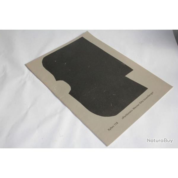Portfolio Werner otto Leuenberger Partituren Xylon 118 Gravures 2003