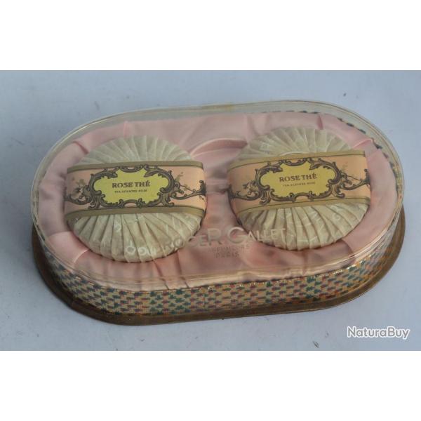 ROGER & GALLET Boite de savons parfum�s Rose th� vintage