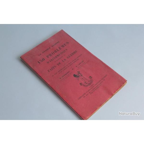 150 problmes d'arithmtique sur la guerre E.Jacquet 1917
