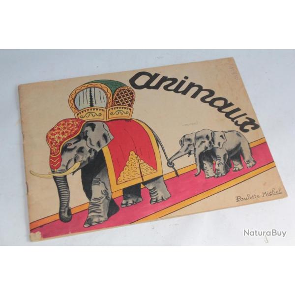 Album illustr coloriage Animaux Paulette Michel