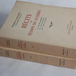 Récits des temps de Guerre tome 1 à 6 Georges Duhamel 1949
