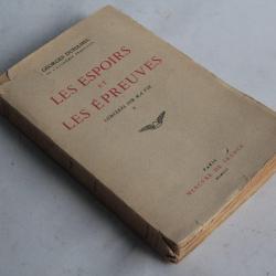Les espoirs et les épreuves Georges Duhamel 1953