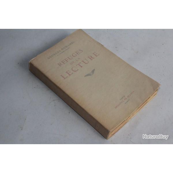 Refuges de la Lecture Georges Duhamel envoie ddicac de l'auteur 1954