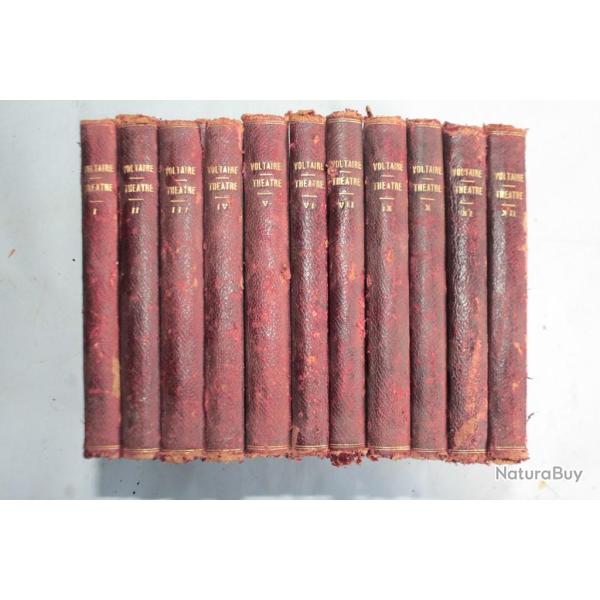 Thtre Voltaire 11 tomes 1833
