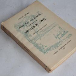 Irène fait son marché Menus Propos Pierre Girard 1958