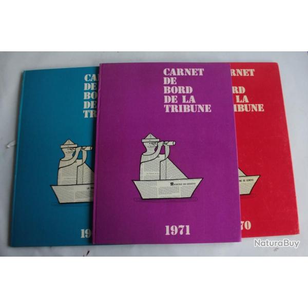 Carnet de bord de la tribune Michel Couturier 1969-70-71