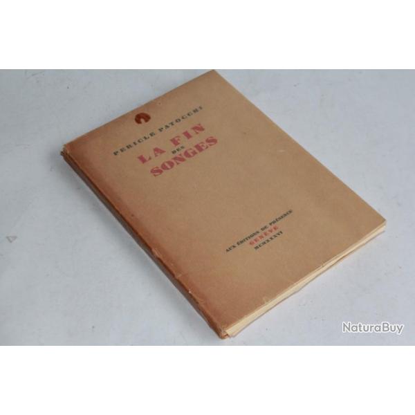 La fin des Songes Pericle Patocchi n154 sur alfa bouffant 1936