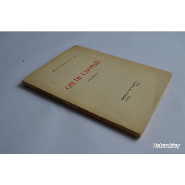 Jean Hercourt Cri de l'homme 1944