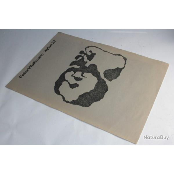 Portfolio Peter Wullimann Xylon 27 Gravures sur bois 1972