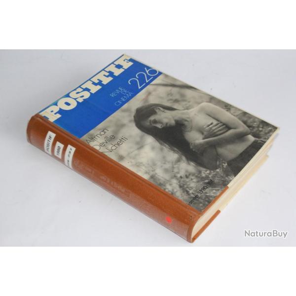 Revues de cin�ma Positif 1980 reli�es n�226 � 237
