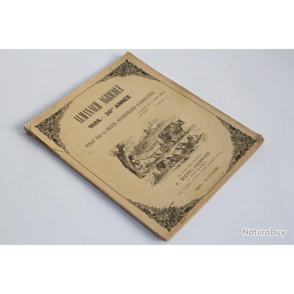 Almanach Agricole 1888 Soci�t� Neuch�teloise d'agriculture Suisse