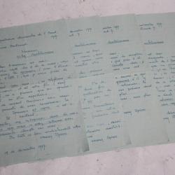 Lettres manuscrites poète Henry SPIESS Almanach Union Nationale 1937