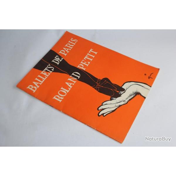 Programme Ballets de Paris Roland Petit 1953