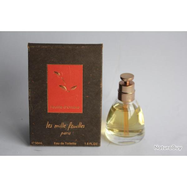 Flacon d'eau de toilette Feuille d'ombre LES MILLE FEUILLES Paris 50 ml