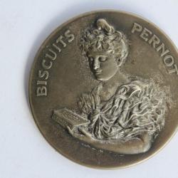 Petit miroir de sac publicitaire Biscuits Pernot