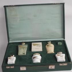 Mallette de représentant cosmétiques Epidermon Femia Berlin vintage