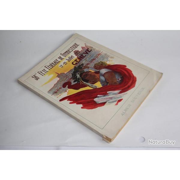 Album Souvenir 58e Fte Fdrale Gymnastique Genve 1925