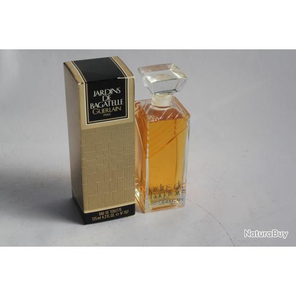 GUERLAIN Ancien Flacon d'eau de toilette Jardins de Bagatelle 125 ml