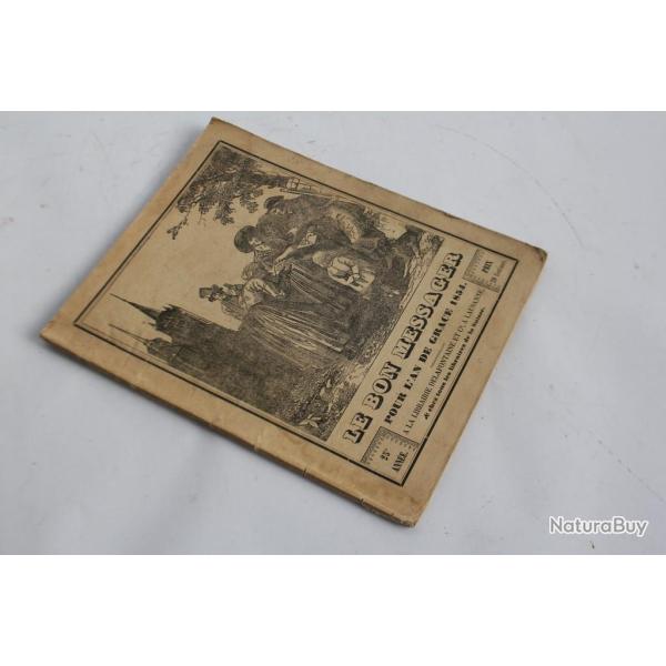 Almanach le bon messager pour l'an de grce 1854 Suisse
