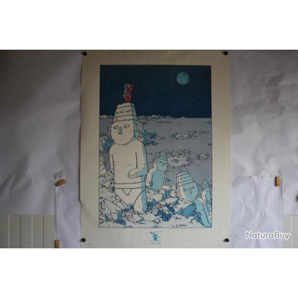 Affiche Tintin Patrice NARES Hommage � Herg�