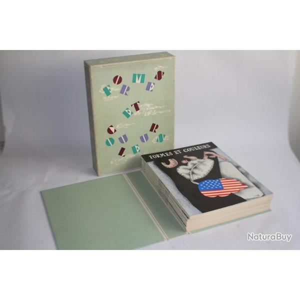 Coffret 6 Revues Formes et Couleurs Anne 1947