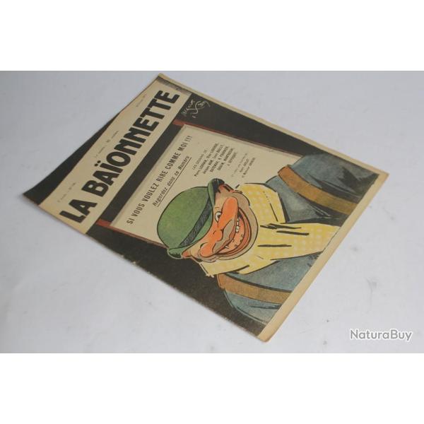 Revue satirique La Baonnette N190 1919