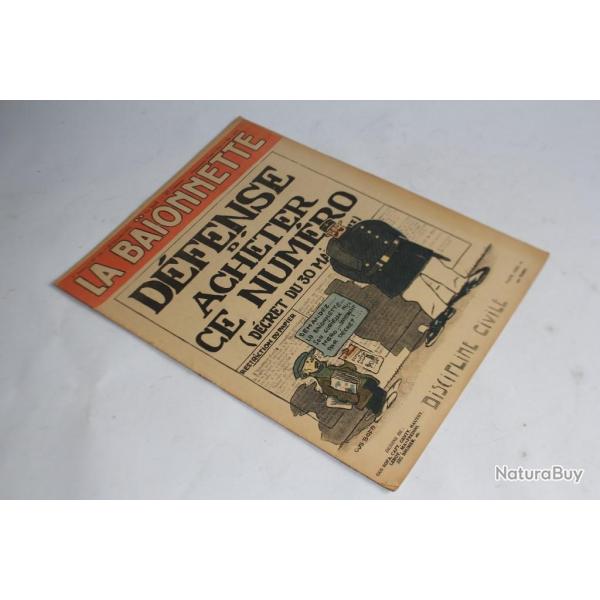 Revue satirique La Baonnette N129 1917