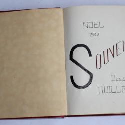 Album Souvenirs Noël 1942 dessins originaux dédicaces